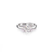 18ct White Gold Solitaire Diamond Ring