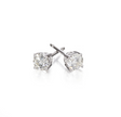 New Platinum Diamond Stud Earrings